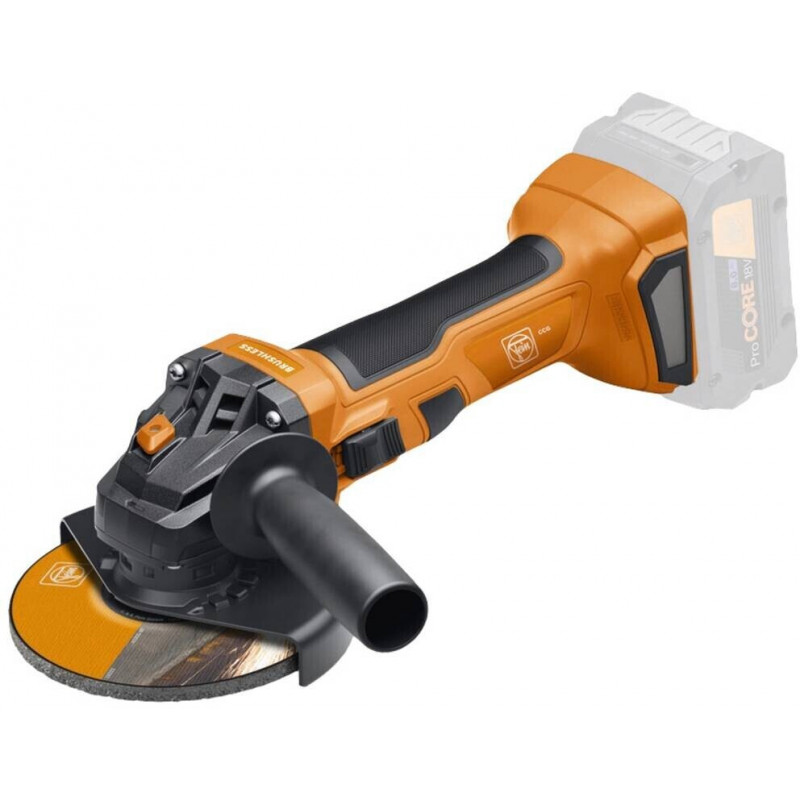 MEULEUSE D'ANGLE 18V FEIN 125 MM CCG 18-125-7 AMPSHARE - COFFRET L-BOXX (SANS BATTERIE NI CHARGEUR)