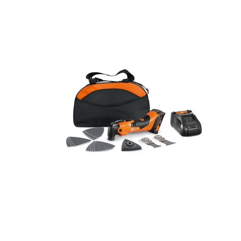 MULTIMASTER 18V FEIN AMM 500 - BATTERIE 2AH - CHARGEUR - SAC NYLON - ÉDITION LIMITÉE