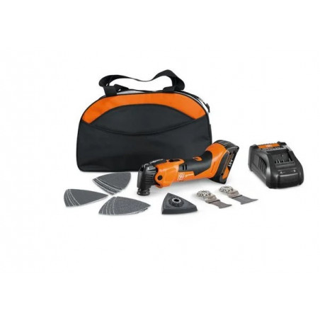 MULTIMASTER 18V FEIN AMM 500 - BATTERIE 2AH - CHARGEUR - SAC NYLON - ÉDITION LIMITÉE