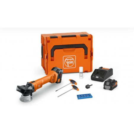 CHANFREINEUSE 18V FEIN 5MM AKFH 18-5 - 2 BATTERIES 8AH PROCORE - CHARGEUR- COFFRET L-BOXX.