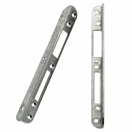 GÂCHE CENTRALE FERCO SECURY ÉQUERRE POUR MENUISERIE BOIS, COMPATIBLE CRÉMONE À PÊNE DEMI-TOUR DORMANT, AVEC 2 PÊNES SAILLIE 2...