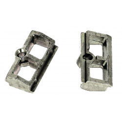 GÂCHE FERCO À DOUBLE SORTIE POUR TRINGLE, COMPATIBLE AVEC DIVERS PROFILS GÂCHE FERCO À DOUBLE SORTIE POUR TRINGLE, COMPATIBLE AVEC DIVERS PROFILS