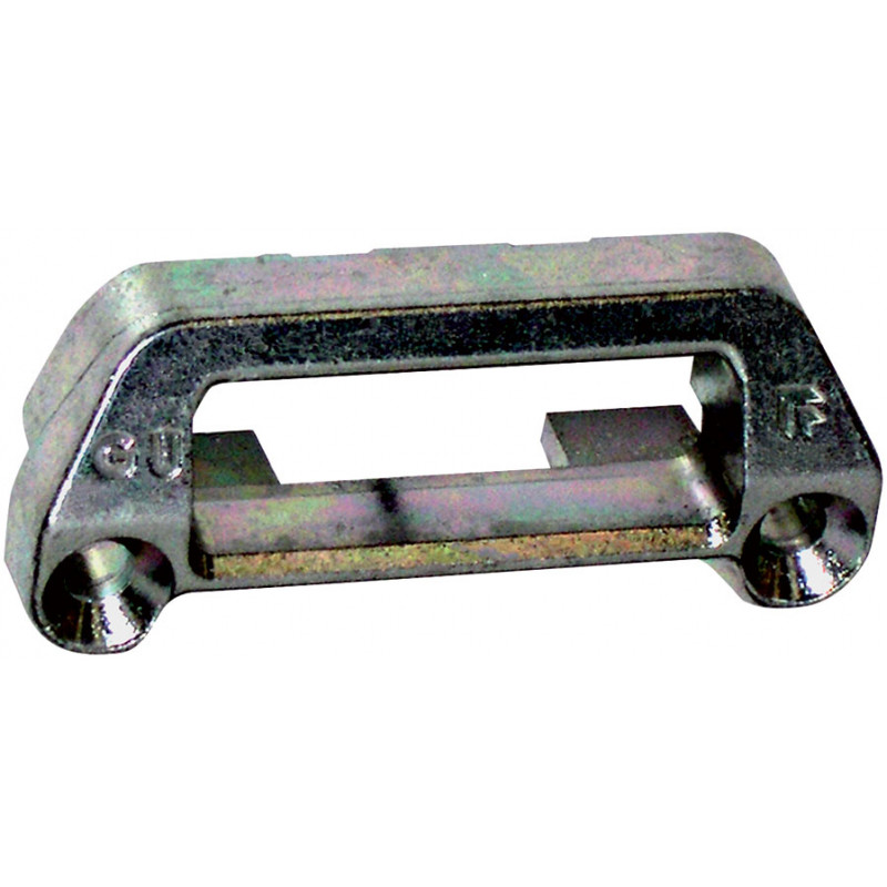 GÂCHE FERCO TRINGLE DOUBLE PVC 55X21,5 MM SÉRIE 9-35774