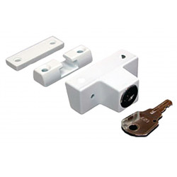 VERROU DE CONDAMNATION À CLÉ FERCO BLANC - MODÈLE K-13841-00-0-7