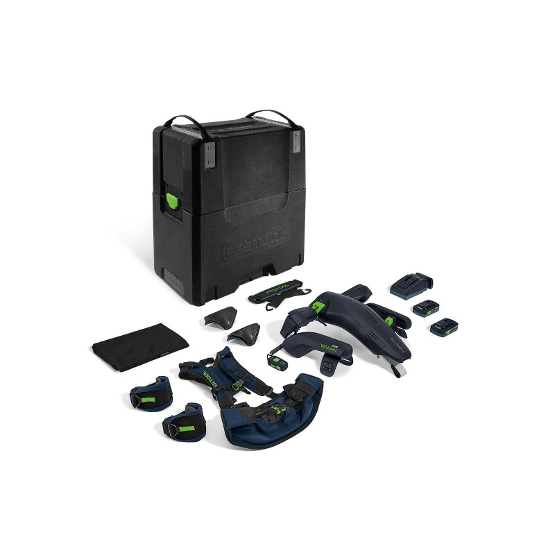 EXOSQUELETTE FESTOOL EXOACTIVE 18V EXO 18 HPC 4,0 I-PLUS AVEC 2 BATTERIES 4 AH, CHARGEUR ET COFFRET