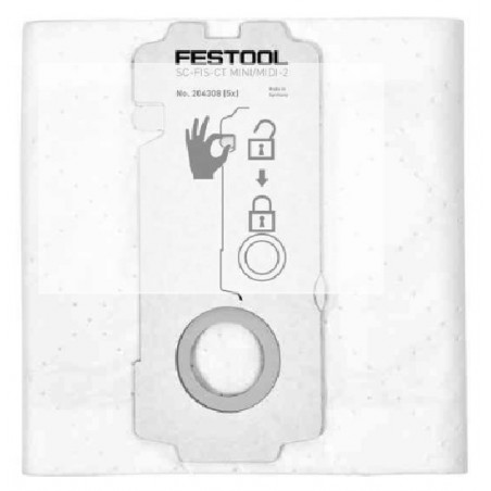 SAC FILTRE FESTOOL SELFCLEAN SC-FIS-CT MINI/MIDI-2/CT15 - 204308
