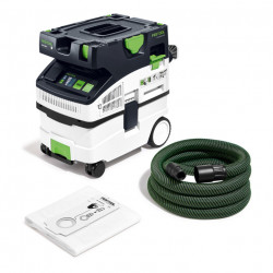 ASPIRATEUR CLEANTEC CTM MIDI I 1200W POUR EAU ET POUSSIÈRES FESTOOL 574822