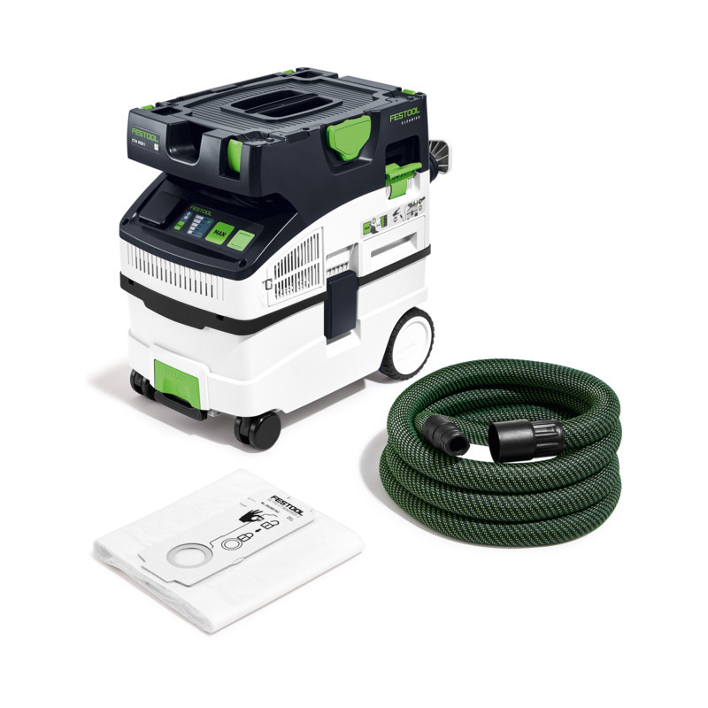 ASPIRATEUR CLEANTEC CTM MIDI I 1200W POUR EAU ET POUSSIÈRES FESTOOL 574822
