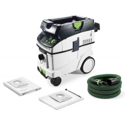 ASPIRATEUR FESTOOL CLEANTEC CTM 36 E AC 1200 W AVEC ACCESSOIRES - MODÈLE 574983