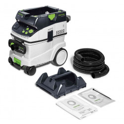 ASPIRATEUR FESTOOL CLEANTEC CTM 36 E AC-PLANEX 2400W POUR EAU ET POUSSIÈRES