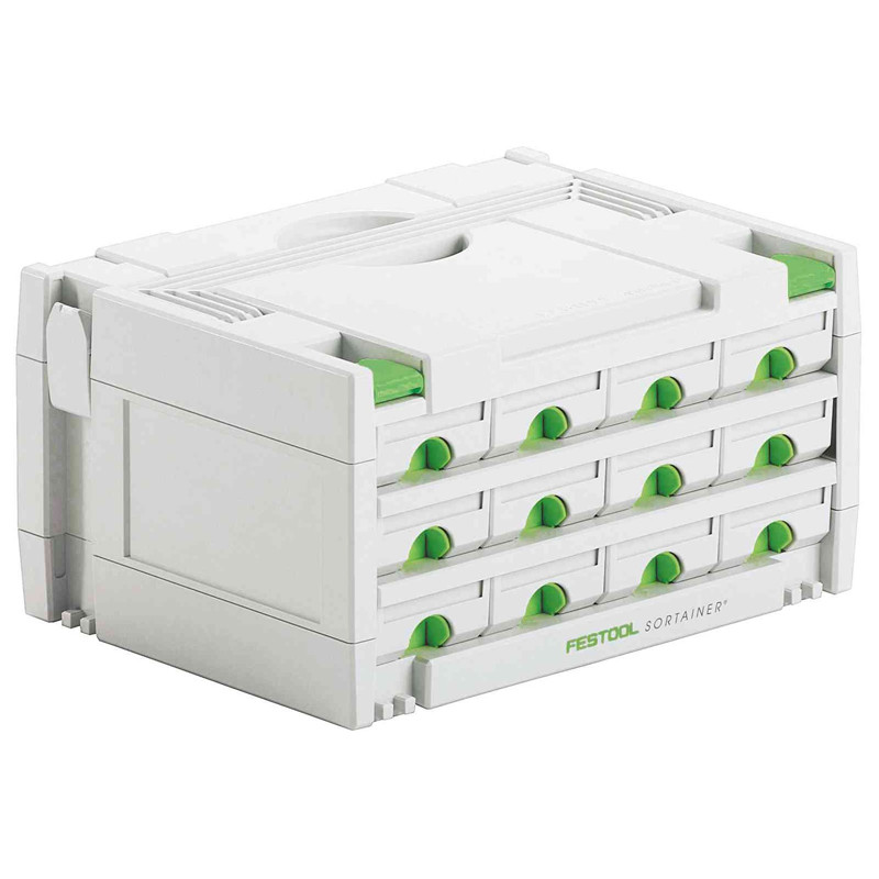 SORTAINER SYS 3-SORT/12 POUR STOCKAGE FESTOOL 491986