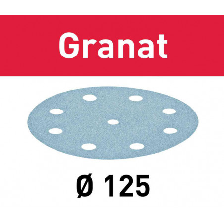 ABRASIF FESTOOL GRANAT STF D125/8