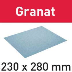 FEUILLE ABRASIVE GRANAT 230X280 MM GR/10 FESTOOL