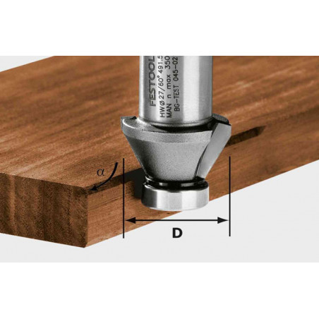 FRAISE À CHANFREINER HW 30° FESTOOL OFK 500