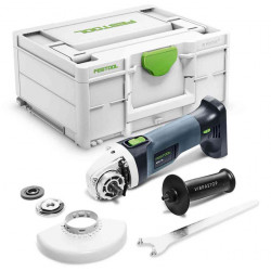 MEULEUSE D'ANGLE 18V FESTOOL AGC 18-125 EB-BASIC - COFFRET SYSTAINER SYS3 M 187 (SANS BATTERIE NI CHARGEUR) MEULEUSE D'ANGLE 18V FESTOOL AGC 18-125 EB-BASIC - COFFRET SYSTAINER SYS3 M 187 (SANS BATTERIE NI CHARGEUR)