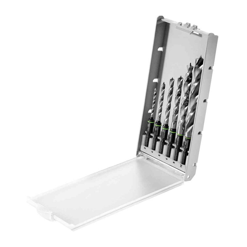 COFFRET DE FORETS HÉLICOÏDAUX FESTOOL BKS SYS3 D3-10 CE/W 577396