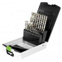 COFFRET DE FORETS HÉLICOÏDAUX FESTOOL HSS D 1-10 SORT-19 - 498981 COFFRET DE FORETS HÉLICOÏDAUX FESTOOL HSS D 1-10 SORT-19 - 498981