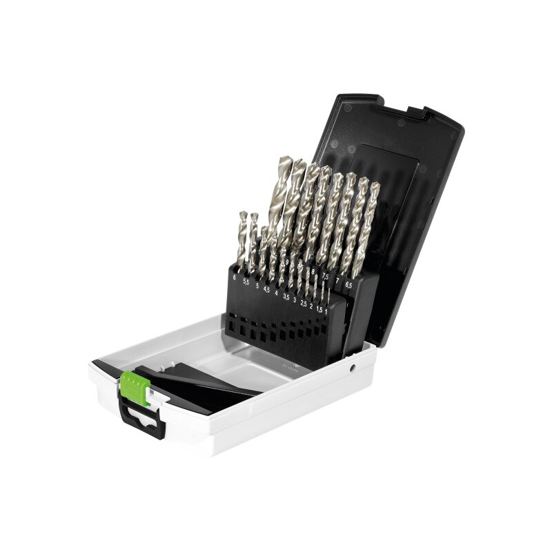 COFFRET DE FORETS HÉLICOÏDAUX FESTOOL HSS D 1-10 SORT-19 - 498981