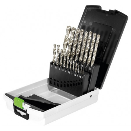 COFFRET DE FORETS HÉLICOÏDAUX FESTOOL HSS D 1-10 SORT-19 - 498981