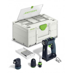 PERCEUSE-VISSEUSE 18V CXS FESTOOL BASIC-SET - COFFRET SYSTAINER³ (SANS BATTERIE NI CHARGEUR)