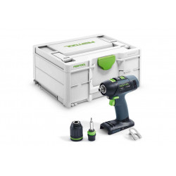 PERCEUSE-VISSEUSE 18V FESTOOL T 18/3 BASIC - COFFRET SYSTAINER SYS3 (SANS BATTERIE NI CHARGEUR)