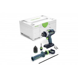 PERCEUSE-VISSEUSE 18V QUADRIVE FESTOOL TDC 18/4 I-BASIC (SANS BATTERIE NI CHARGEUR) COFFRET SYSTAINER SYS3
