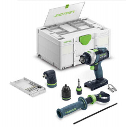 PERCEUSE-VISSEUSE À PERCUSSION 18V QUADRIVE FESTOOL TPC 18/4 I-BASIC-SET - COFFRET SYSTAINER SYS3 DF M 187 (SANS BATTERIE NI ...