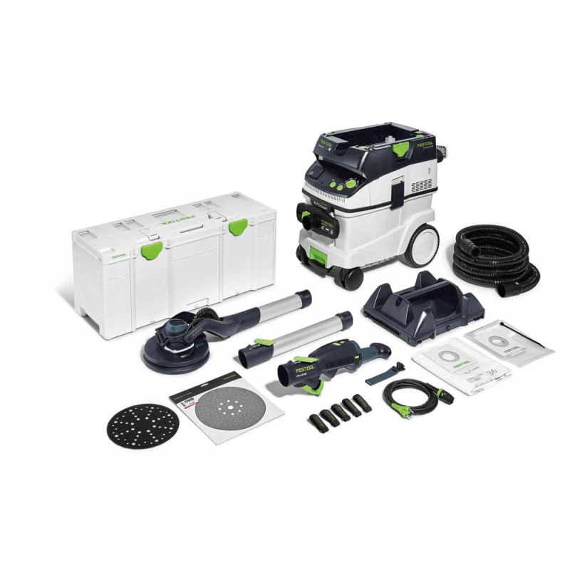 ENSEMBLE PONCEUSE À BRAS PLANEX LHS 2 225 - ASPIRATEUR CTL 36-SET 400W - COFFRET SYSTAINER³