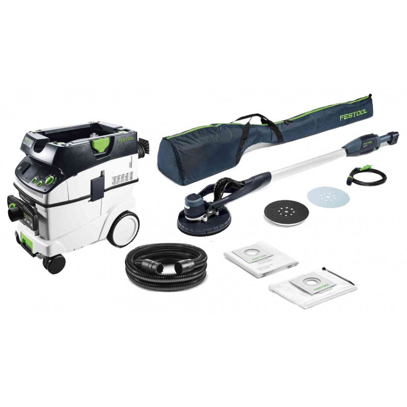 ENSEMBLE PONCEUSE À BRAS PLANEX LHS-E 225 - ASPIRATEUR CTL36-SET 400W