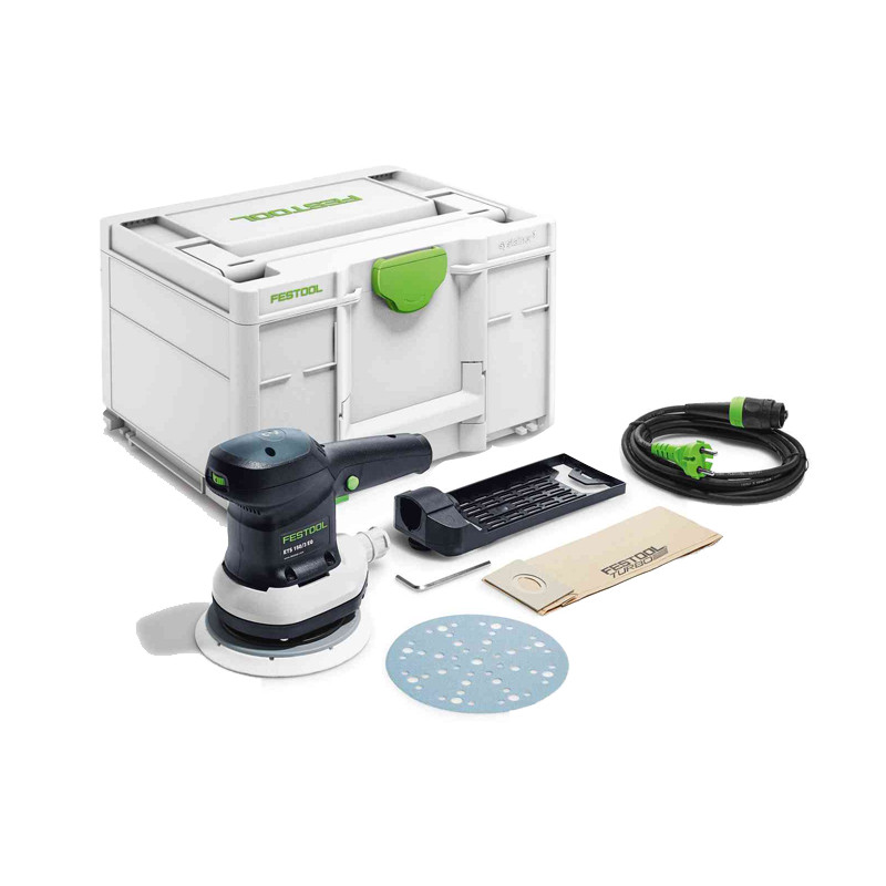 PONCEUSE EXCENTRIQUE 310W FESTOOL ETS 150/3 EQ-PLUS - COFFRET SYSTAINER SYS 3