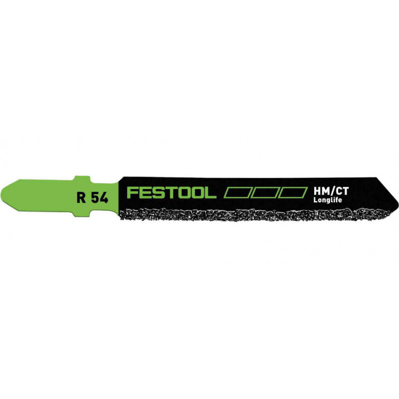 LAME DE SCIE SAUTEUSE FESTOOL R 54 G RIFF POUR MATÉRIAUX DE CONSTRUCTION ET CÉRAMIQUE - 204344