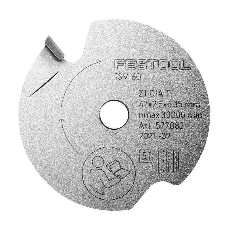 LAME INCISEUR FESTOOL DIA 47X2,5X6,35 T1
