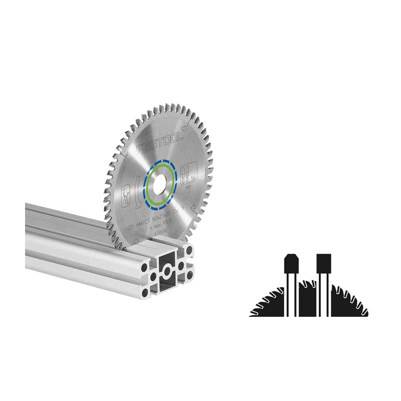 LAME DE SCIE CIRCULAIRE HW POUR ALUMINIUM ET PLASTIQUES FESTOOL