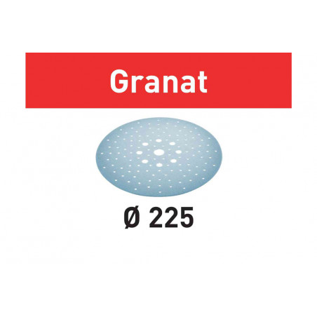DISQUE ABRASIF FESTOOL GRANAT STF D225/128 P120 GR/25