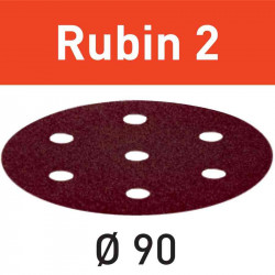 DISQUES ABRASIFS FESTOOL RUBIN 2 STF D90/6 RU/50
