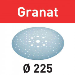 DISQUES ABRASIFS GRANAT FESTOOL D225/128 P80 - LOT DE 25