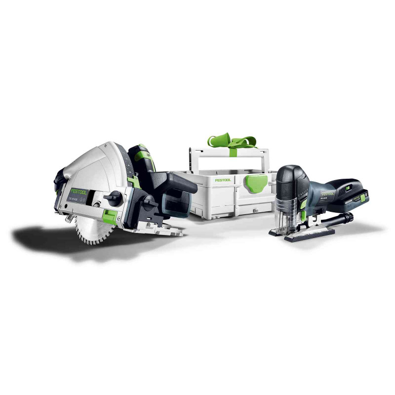 ENSEMBLE DE SCIAGE 18V FESTOOL TSC 55 K - PSC 420 - COFFRET SYSTAINER (SANS BATTERIE NI CHARGEUR)