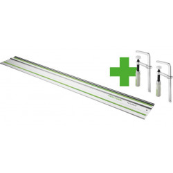 PACK RAIL DE GUIDAGE FS 1400 + 2 SERRE-JOINTS FSZ 120 FESTOOL - 578422