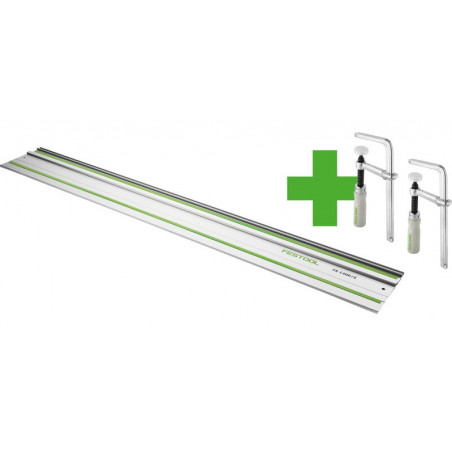 PACK RAIL DE GUIDAGE FS 1400 + 2 SERRE-JOINTS FSZ 120 FESTOOL - 578422