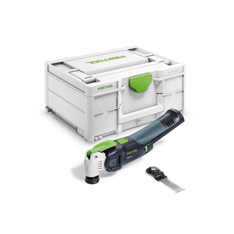 SCIE OSCILLANTE 18V FESTOOL VECTURO OSC 18 E-BASIC (SANS BATTERIE NI CHARGEUR) - COFFRET SYSTAINER