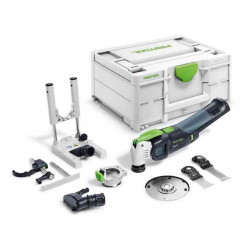 SCIE OSCILLANTE 18V FESTOOL VECTURO OSC 18 E-BASIC-SET (SANS BATTERIE NI CHARGEUR) - COFFRET SYSTAINER - ACCESSOIRES