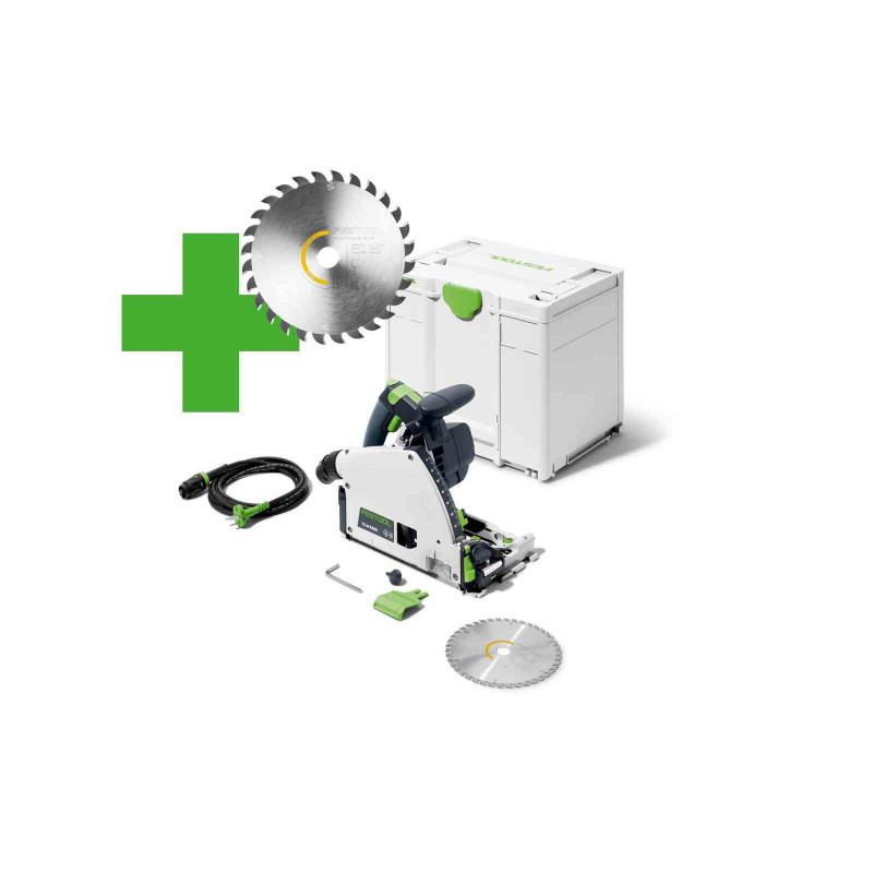 SCIE PLONGEANTE 1500W FESTOOL TS 60 K-PLUS MASTER EDITION - COFFRET SYSTAINER - 577847