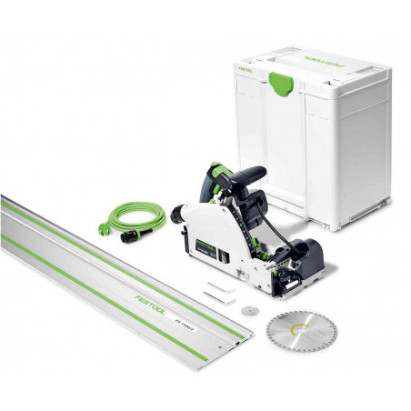 SCIE PLONGEANTE 1500W FESTOOL TSV 60 KEBQ-PLUS-FS - COFFRET SYSTAINER SYS3 M 437