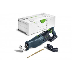 SCIE SABRE 18V FESTOOL RSC 18 EB-BASIC - COFFRET SYSTAINER SYS3 (SANS BATTERIE NI CHARGEUR)