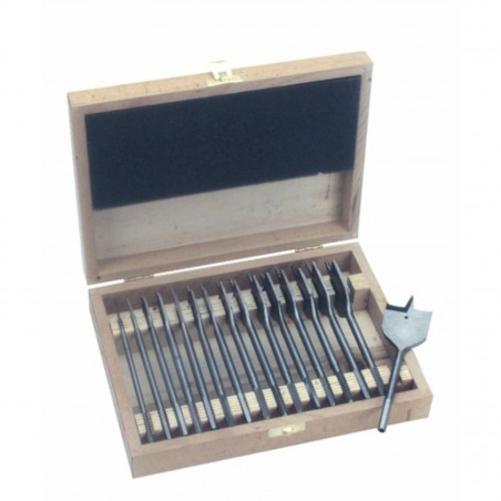 COFFRET DE 16 MÈCHES PLATES 0530 6-38 MM - FISCH FAM/05300016K