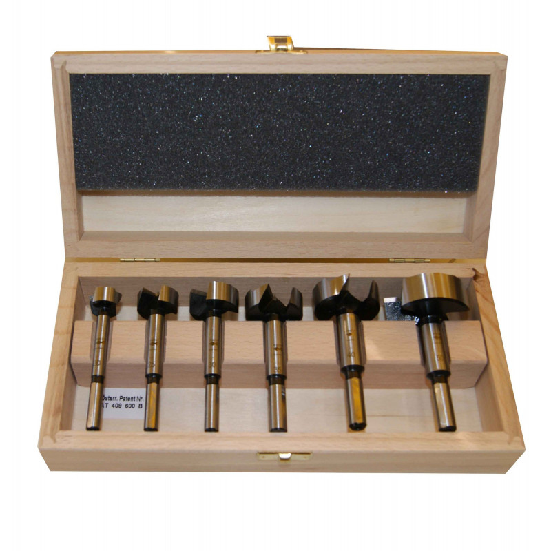 ENSEMBLE DE 6 MÈCHES FORSTNER FISCH WAVE CUTTER
