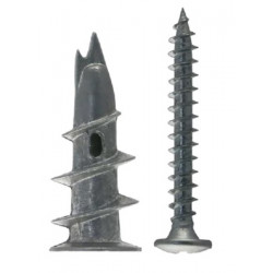 CHEVILLE MÉTALLIQUE AUTO-PERCEUSE GKM-S 35 POUR PLAQUES DE PLÂTRE