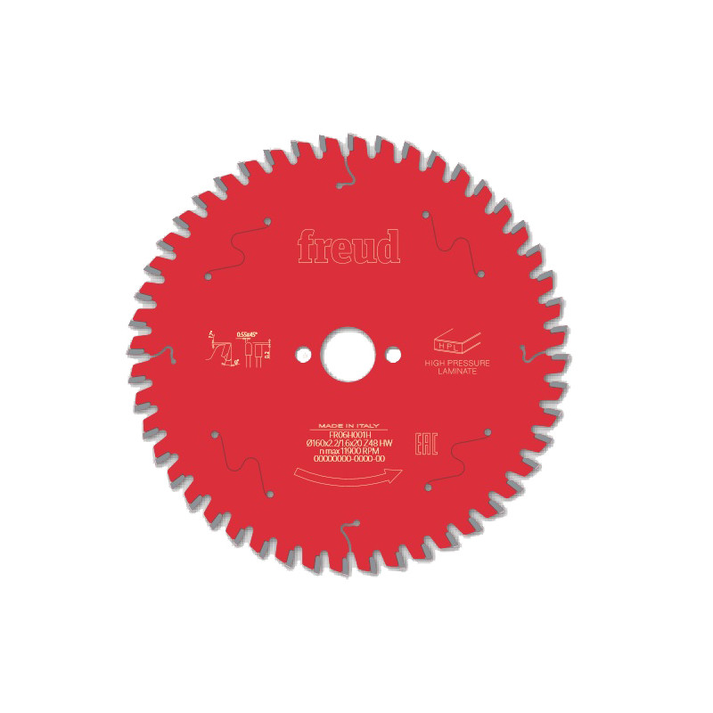 LAME DE SCIE CIRCULAIRE FREUD HPL POUR SCIES PLONGEANTES PORTATIVES