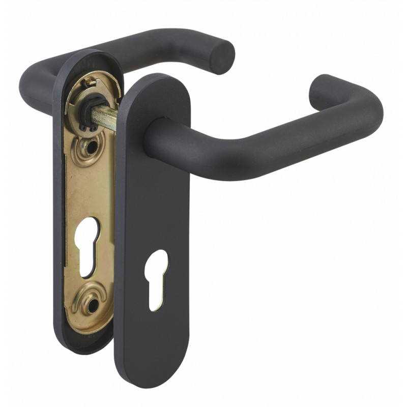 KIT DE SERRURE DE CHAUFFERIE AVEC PLAQUE THIRARD
