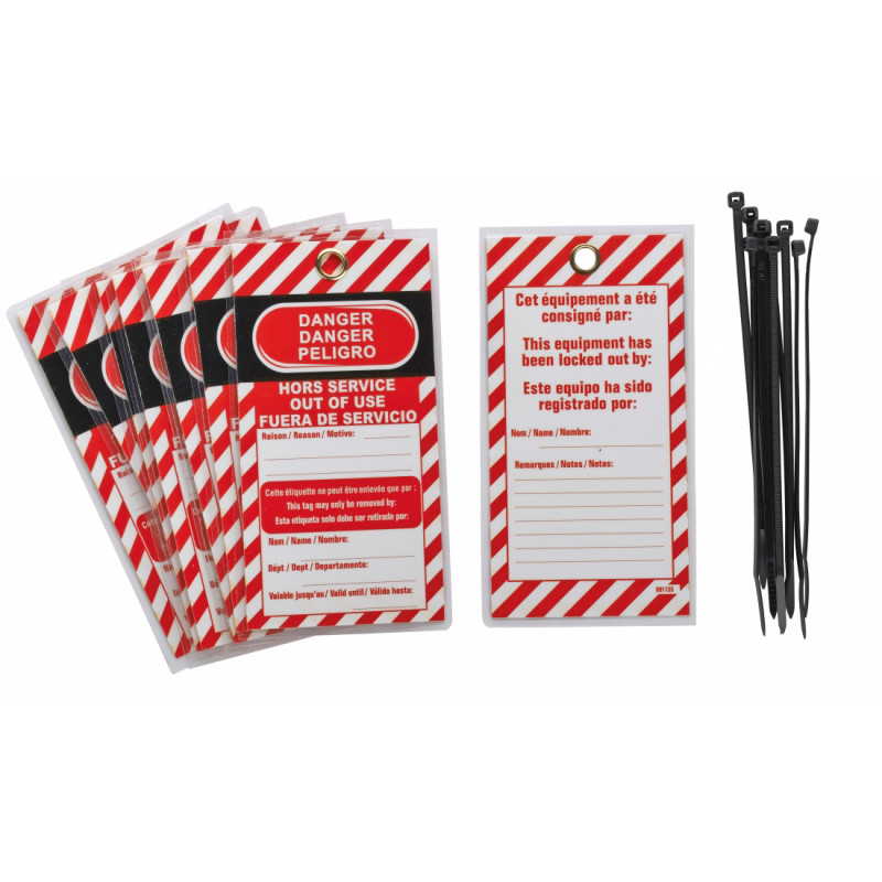 PACK DE 10 ÉTIQUETTES DE CONSIGNATION MULTILINGUES FTH THIRARD (FR/GB/ES)